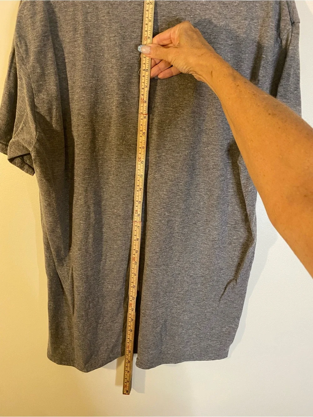 Gildan Gray MIZZOU Women’s Tee with Leopard Print Large M